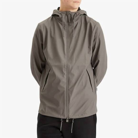 NEW RAINS storm breaker jacket in grey